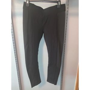 Black Pants with Gold Zipper